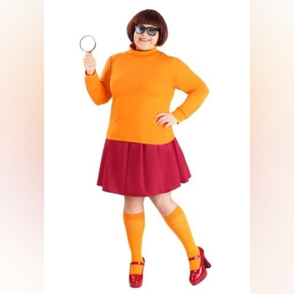 Spirit Halloween Velma From Scooby Doo Costume Sz 2X